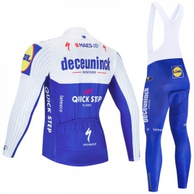 Conjunto Maillot + Culotte largo con tirantes 2020 Deceuninck-Quick-Step N001